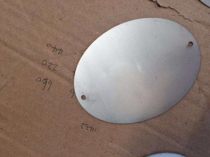 Strato dell'acciaio inossidabile di AISI 316, HL del piatto d'acciaio laminato a freddo forma OVALE di superficie